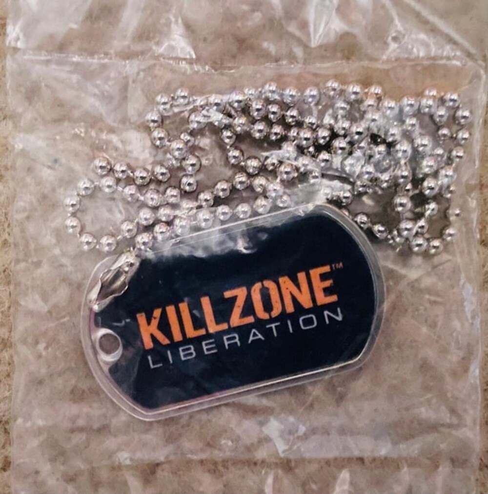 NEW/MINT Vintage 2006 Killzone Liberation Playstation Portable PSP Promo Dog Tag